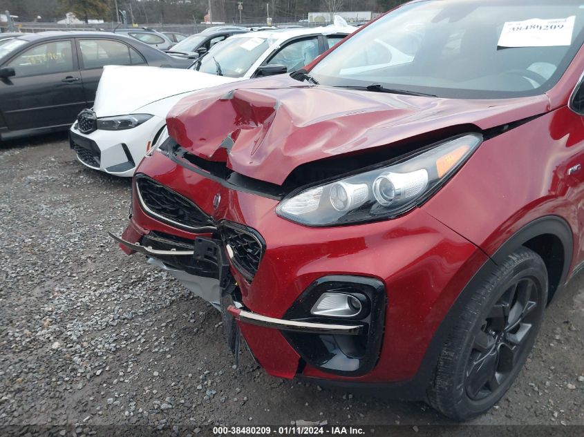 VIN KNDP6CAC9M7878451 2021 KIA SPORTAGE S