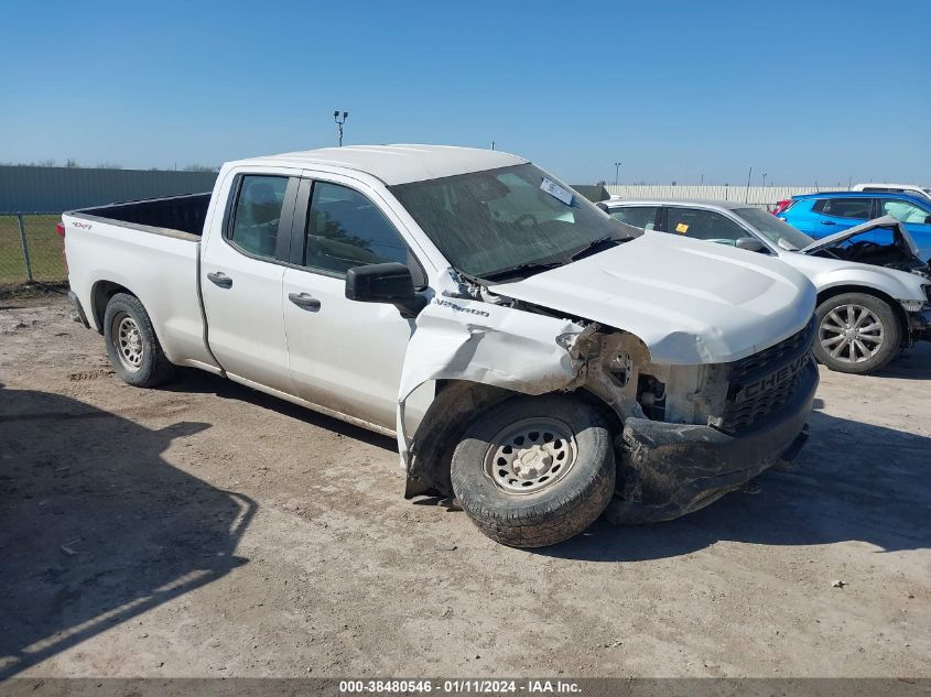 2020 CHEVROLET SILVERADO 1500 4WD DOUBLE CAB STANDARD BED WT - 1GCRYAEF4LZ300420