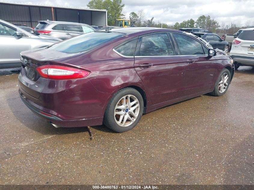 2013 FORD FUSION SE - 3FA6P0H76DR350798