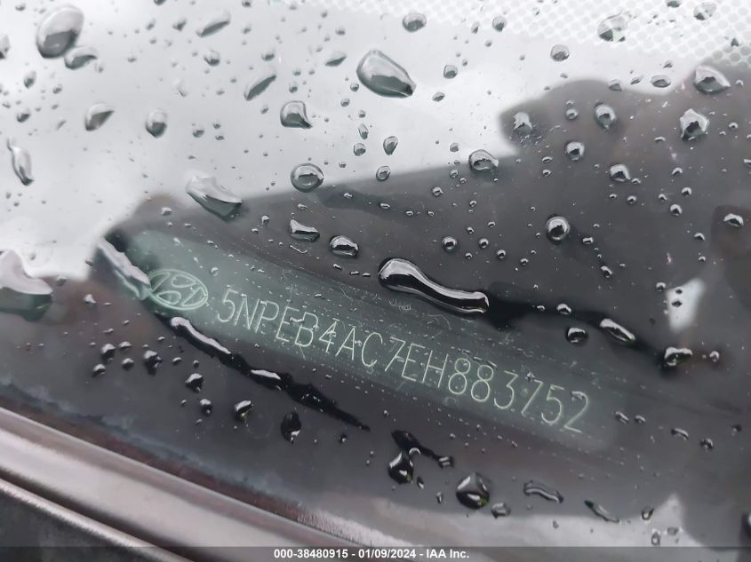 2014 HYUNDAI SONATA GLS - 5NPEB4AC7EH883752
