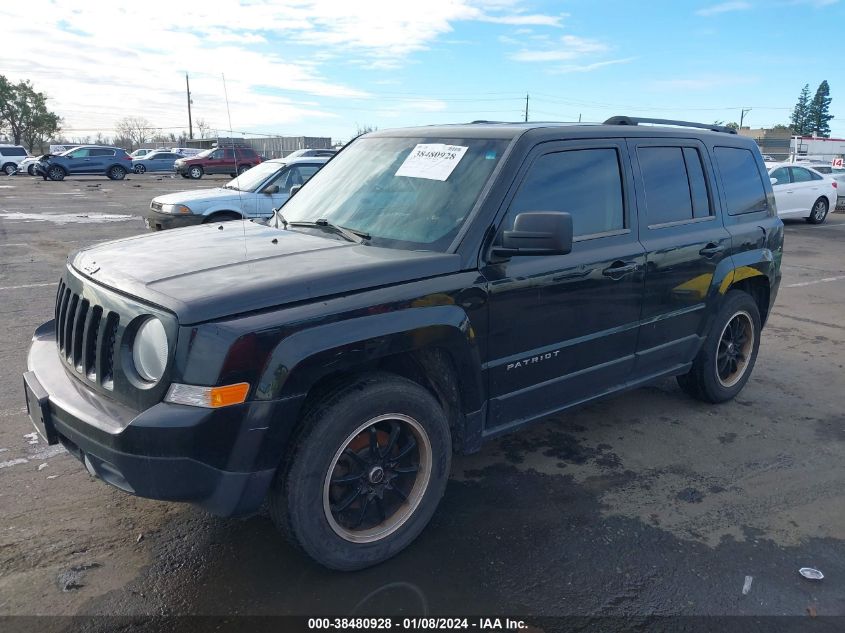 2013 JEEP PATRIOT SPORT - 1C4NJPBAXDD265363