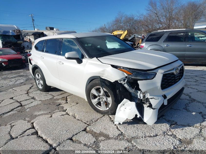 2021 TOYOTA HIGHLANDER L - 5TDCZRAH6MS067507