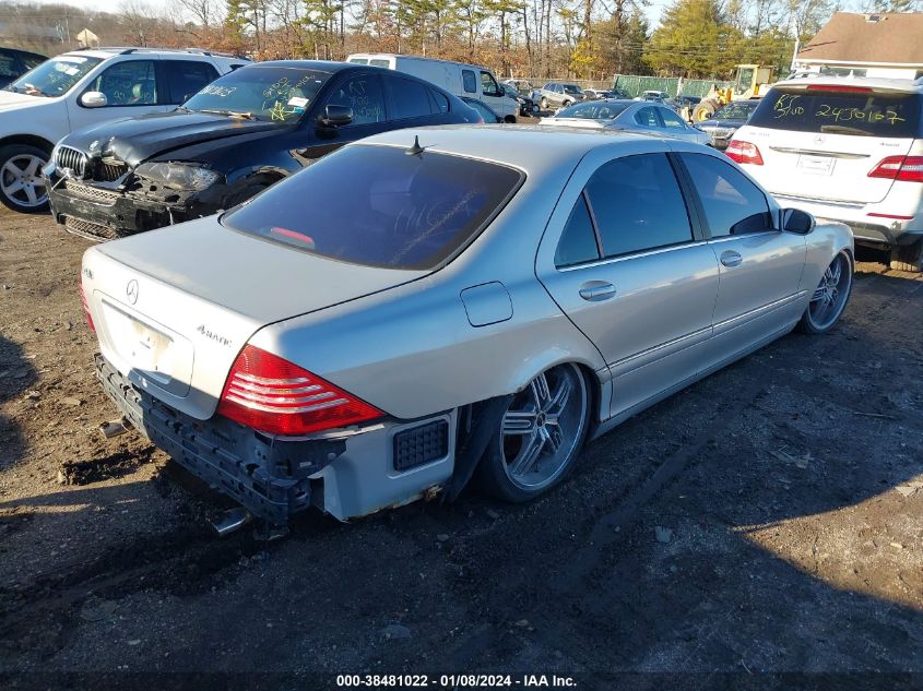 WDBNG83J83A327702 | 2003 MERCEDES-BENZ S-CLASS