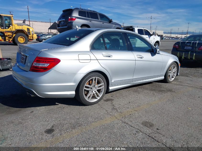 2013 MERCEDES-BENZ C 300 LUXURY 4MATIC/SPORT 4MATIC - WDDGF8AB6DR282082