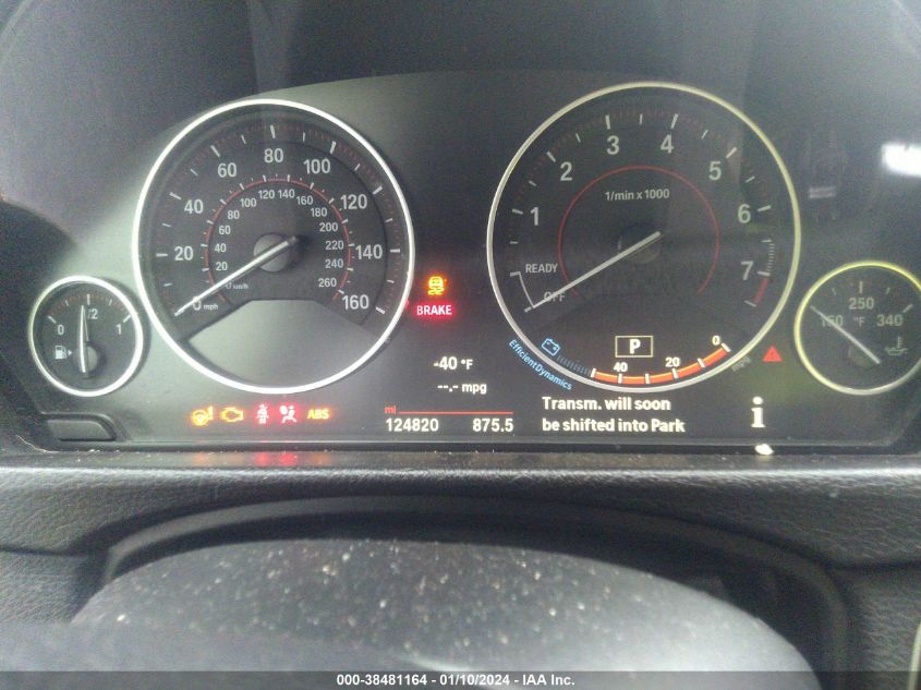 2015 BMW 335I GRAN TURISMO XDRIVE - WBA3X9C57FD869066