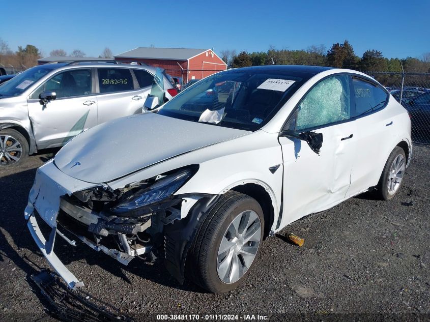 2023 TESLA MODEL Y AWD/LONG RANGE DUAL MOTOR ALL-WHEEL DRIVE - 7SAYGDEE0PF600350