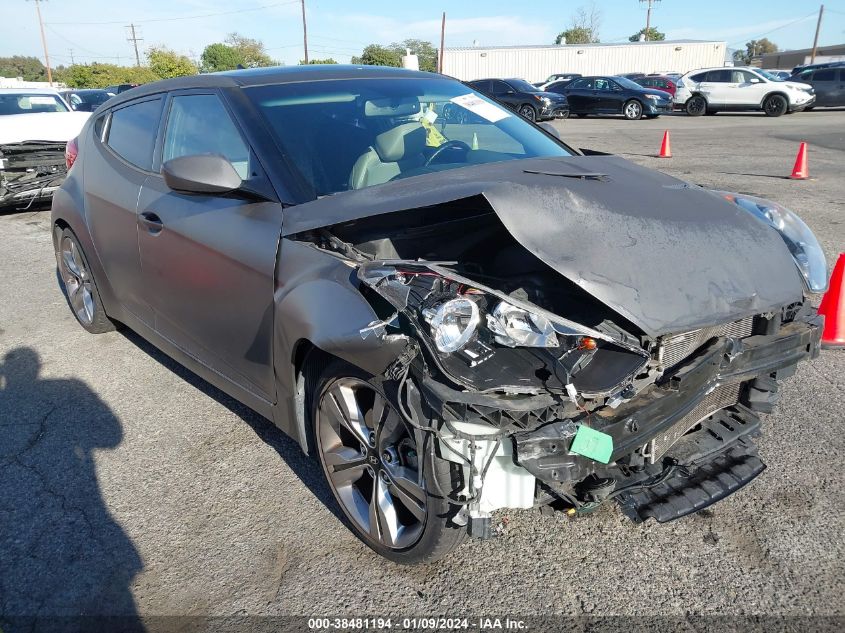 2013 HYUNDAI VELOSTER BASE W/GRAY - KMHTC6AD2DU088813