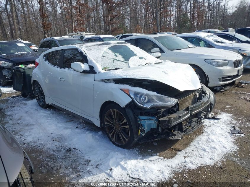 2016 HYUNDAI VELOSTER TURBO - KMHTC6AEXGU296936