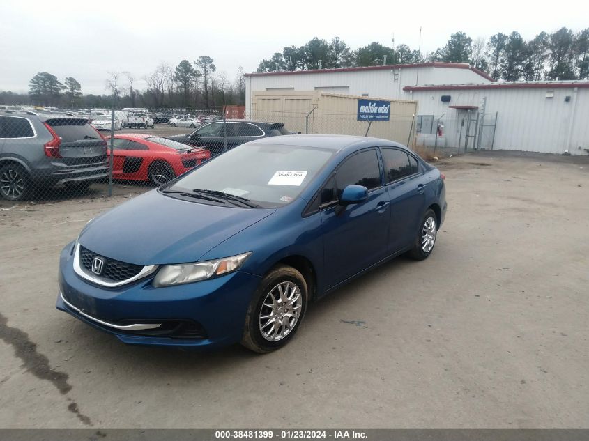 2013 HONDA CIVIC LX - 2HGFB2F5XD8505825