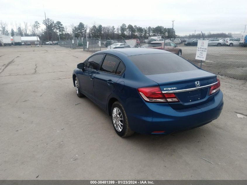 2013 HONDA CIVIC LX - 2HGFB2F5XD8505825