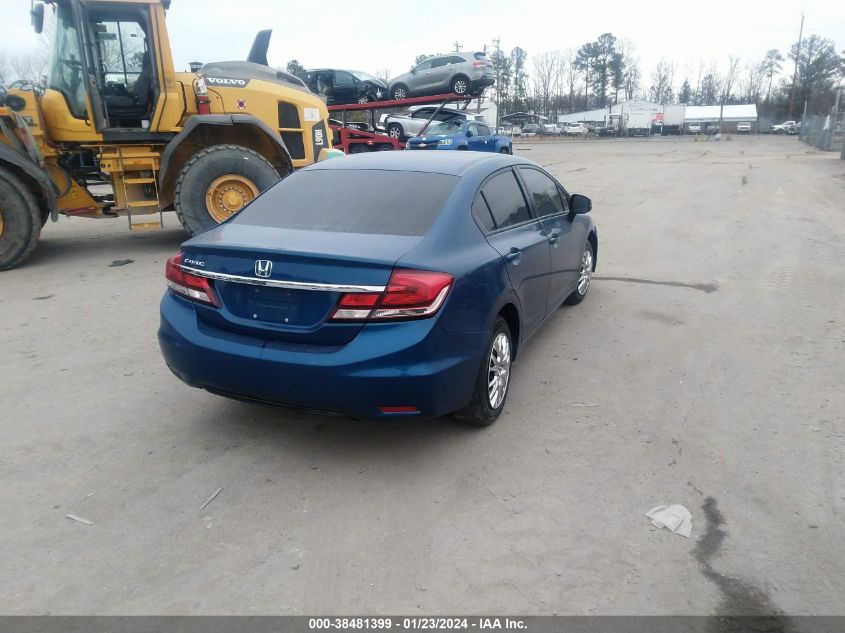 2013 HONDA CIVIC LX - 2HGFB2F5XD8505825