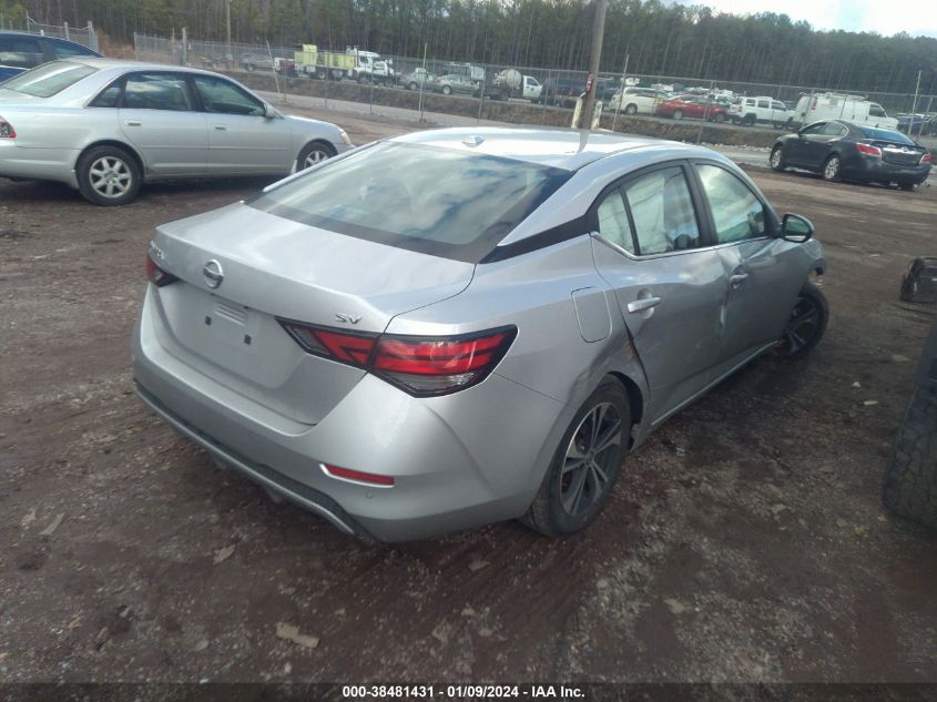 2021 NISSAN SENTRA SV XTRONIC CVT - 3N1AB8CV3MY222390