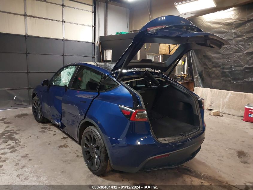 2021 TESLA MODEL Y LONG RANGE DUAL MOTOR ALL-WHEEL DRIVE - 5YJYGDEE4MF209355