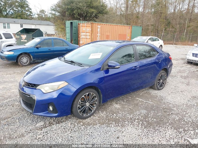 2015 TOYOTA COROLLA L/LE/LE PLS/PRM/S/S PLS - 2T1BURHE9FC393383