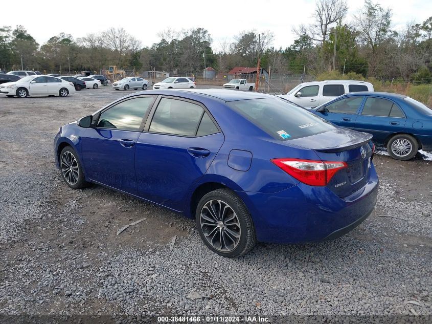 2015 TOYOTA COROLLA L/LE/LE PLS/PRM/S/S PLS - 2T1BURHE9FC393383