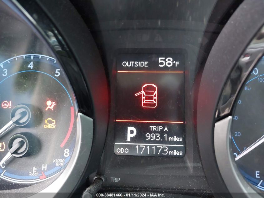2015 TOYOTA COROLLA L/LE/LE PLS/PRM/S/S PLS - 2T1BURHE9FC393383