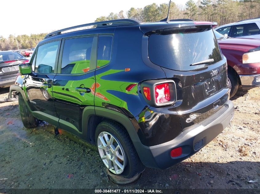 2019 JEEP RENEGADE LATITUDE FWD - ZACNJABB8KPK88836