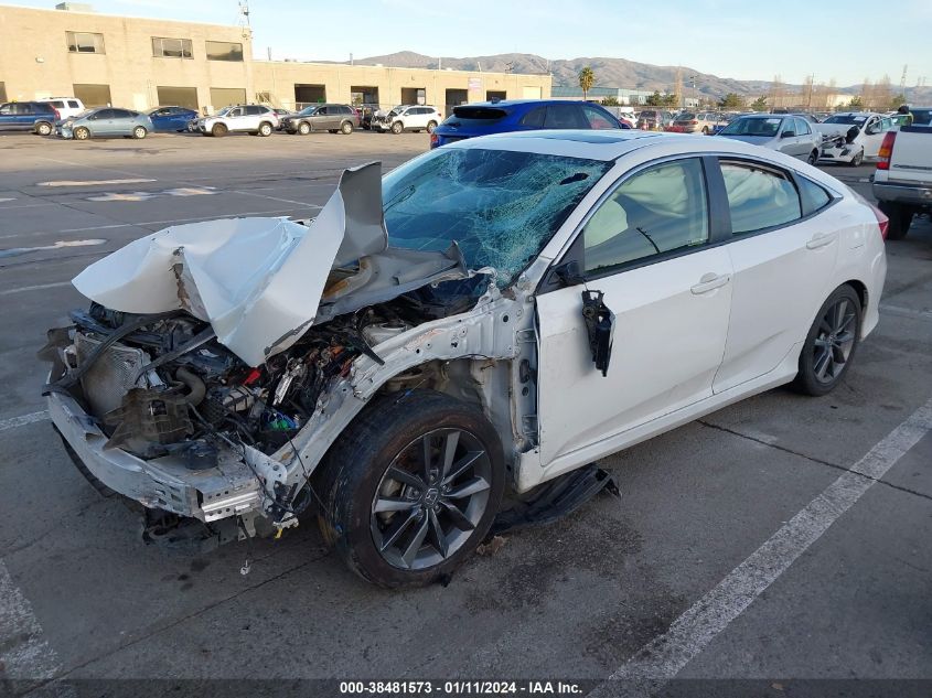 2019 HONDA CIVIC EX - JHMFC1F36KX009576