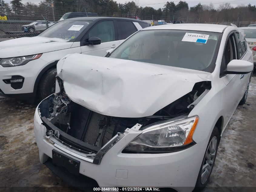 2015 NISSAN SENTRA S/SV/SR/SL - 3N1AB7AP3FY380472