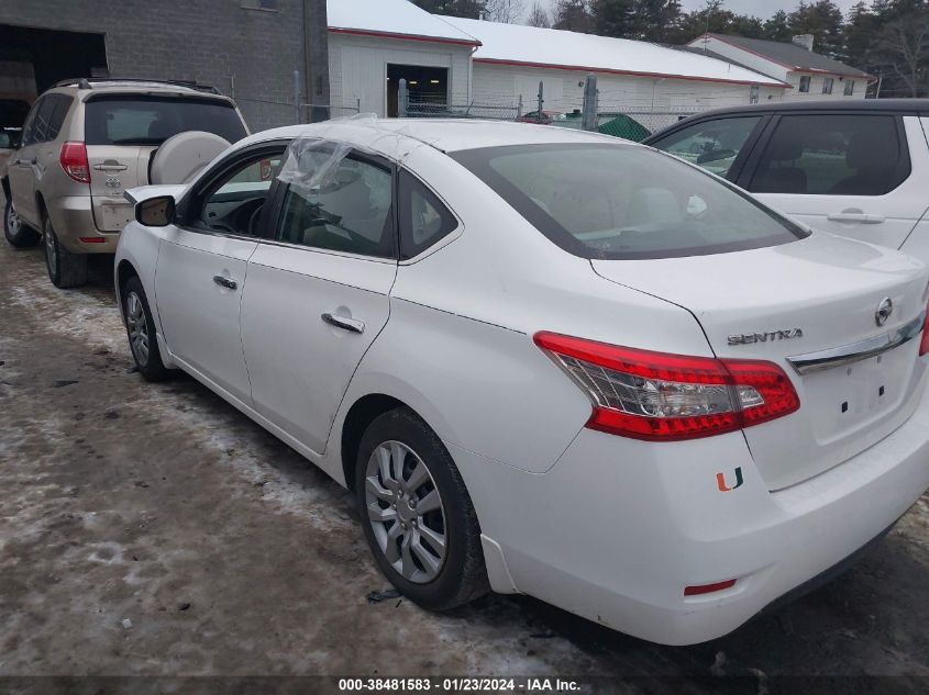 2015 NISSAN SENTRA S/SV/SR/SL - 3N1AB7AP3FY380472