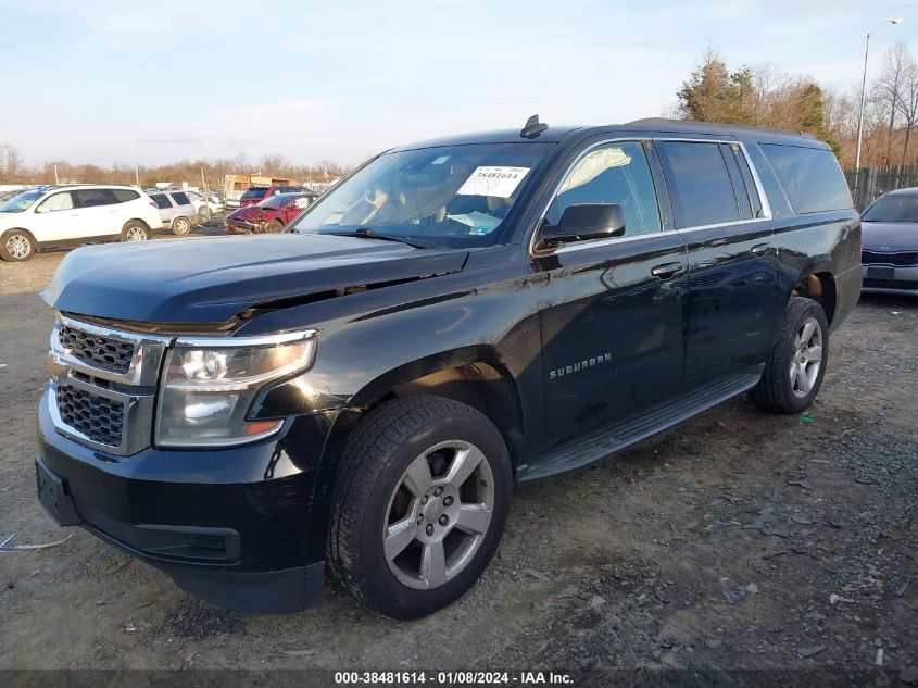 2015 CHEVROLET SUBURBAN 1500 LT - 1GNSKJKC6FR716459