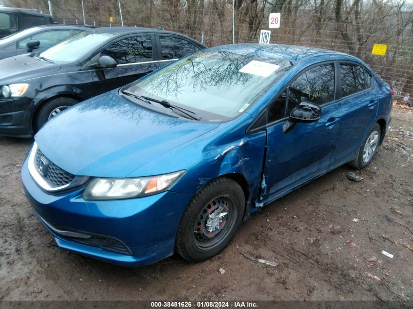 2013 HONDA CIVIC LX - 2HGFB2F58DH503717