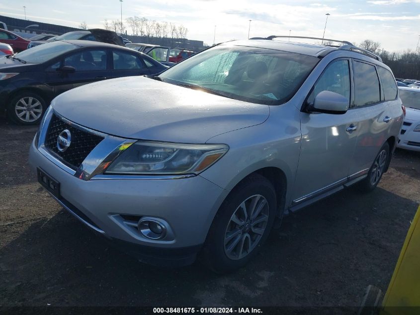 2014 NISSAN PATHFINDER SL - 5N1AR2MN8EC624108