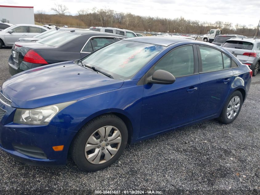 2013 CHEVROLET CRUZE LS MANUAL - 1G1PB5SGXD7188483