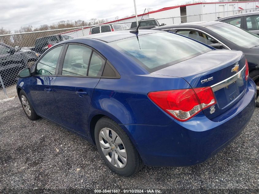 2013 CHEVROLET CRUZE LS MANUAL - 1G1PB5SGXD7188483