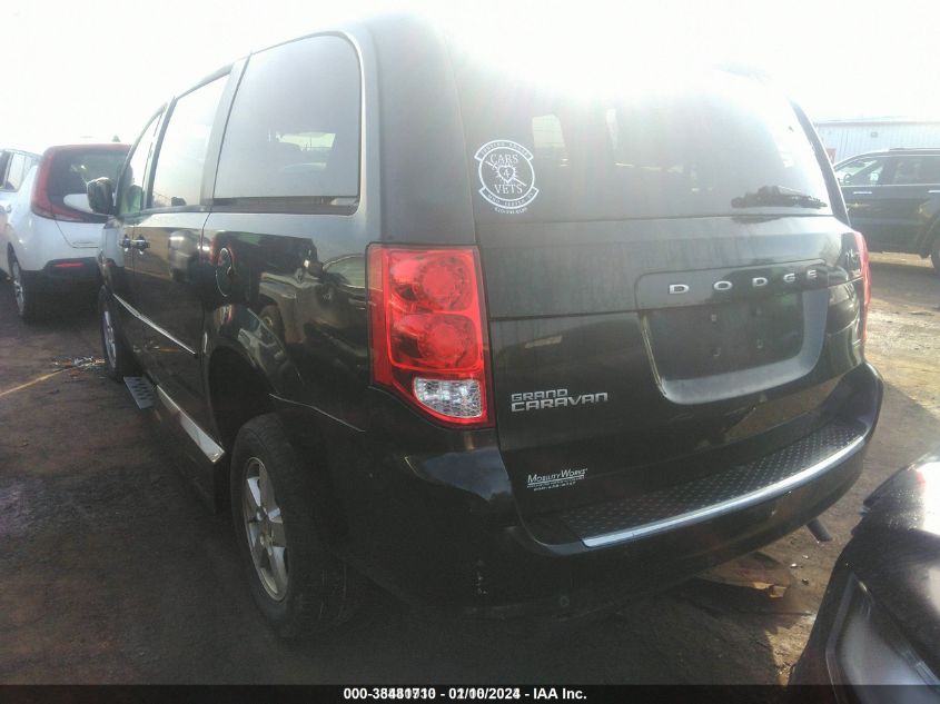 2013 DODGE GRAND CARAVAN SXT - 2C4RDGCGXDR655078