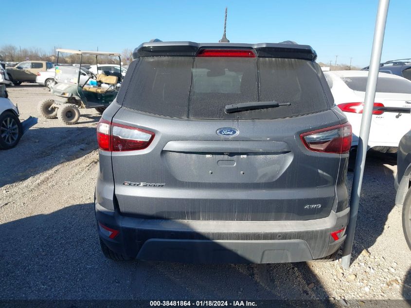 2020 FORD ECOSPORT SES - MAJ6S3JL9LC356051