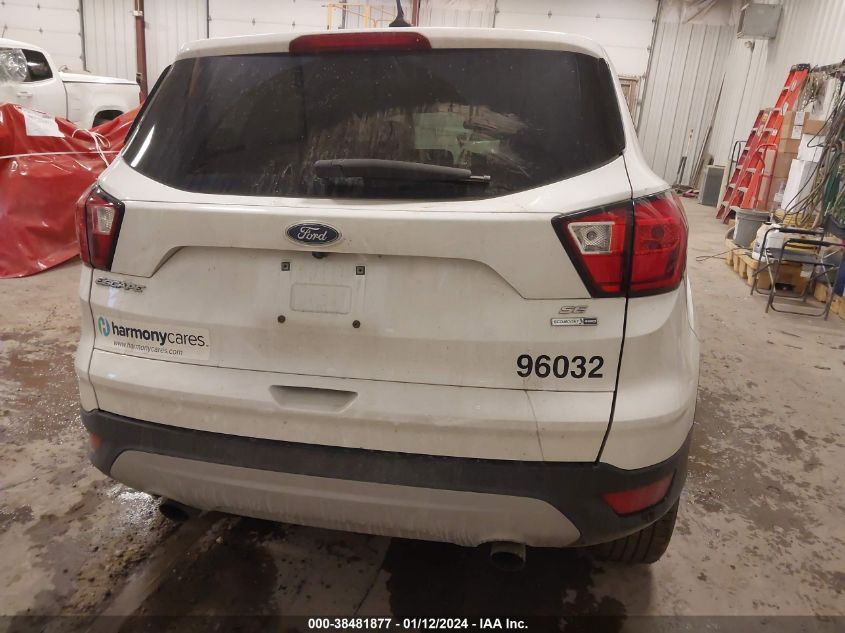 2019 FORD ESCAPE SE - 1FMCU9GD9KUB65437