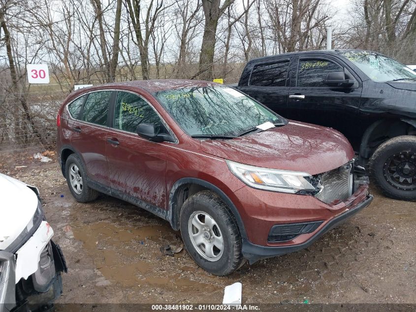 2015 HONDA CR-V LX - 5J6RM4H39FL059342