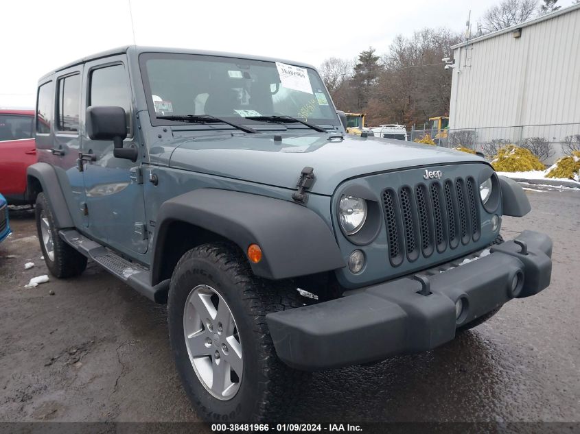 2015 JEEP WRANGLER UNLIMITED SPORT - 1C4BJWDG1FL555904