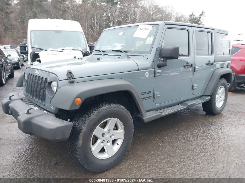 2015 JEEP WRANGLER UNLIMITED SPORT - 1C4BJWDG1FL555904