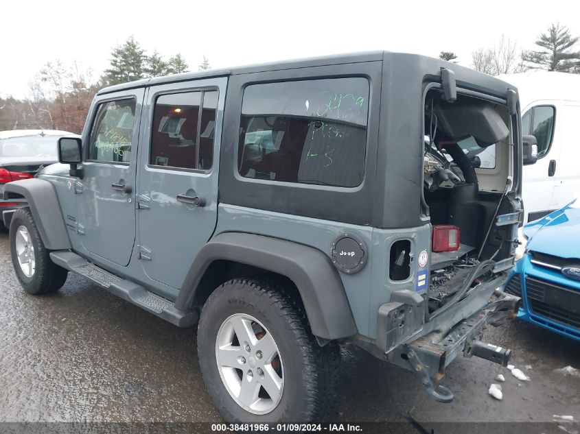 2015 JEEP WRANGLER UNLIMITED SPORT - 1C4BJWDG1FL555904