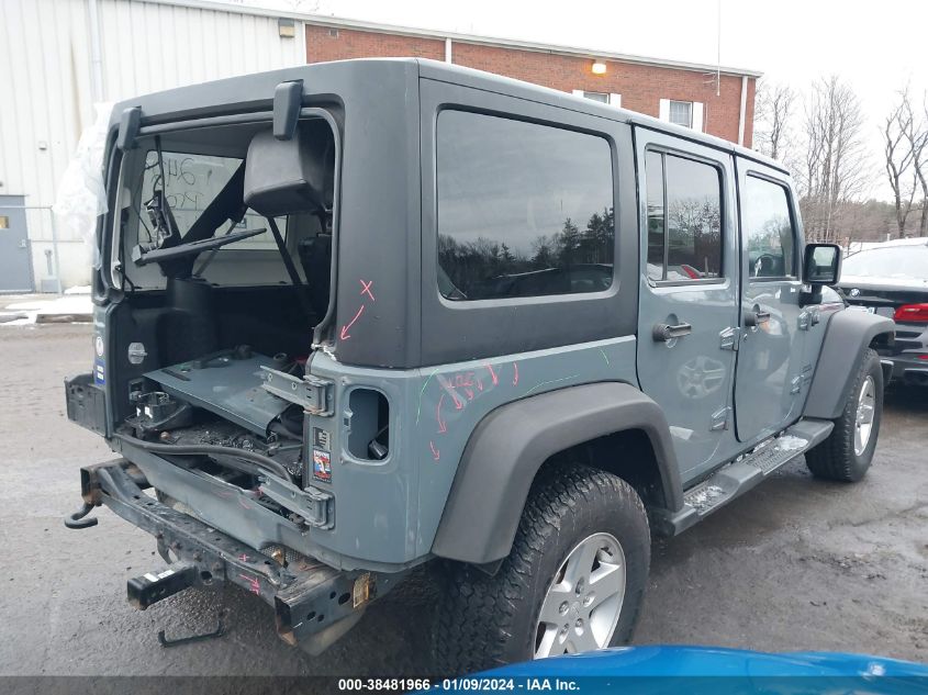2015 JEEP WRANGLER UNLIMITED SPORT - 1C4BJWDG1FL555904