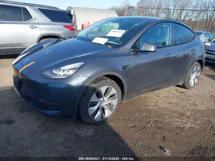 2020 TESLA MODEL Y LONG RANGE DUAL MOTOR ALL-WHEEL DRIVE - 5YJYGDEE9LF026175