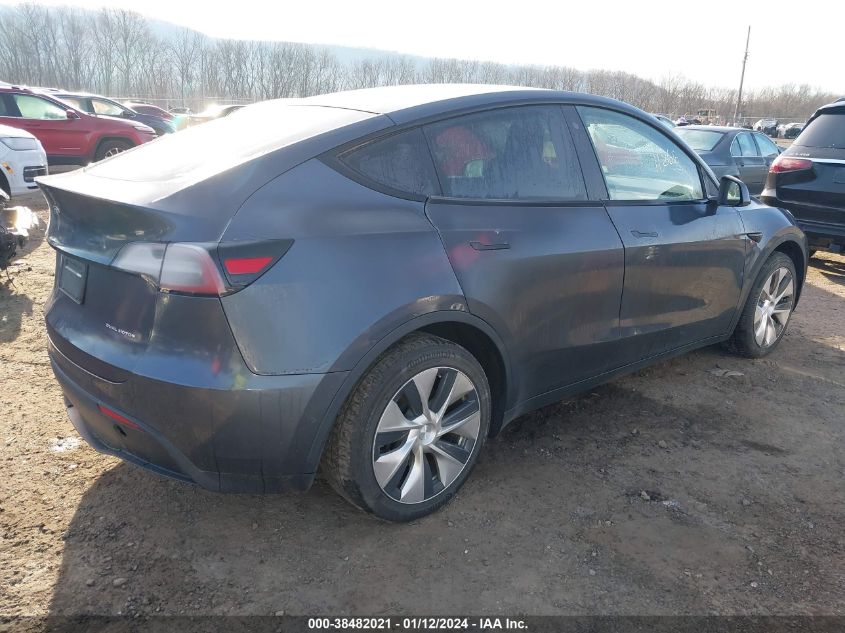 2020 TESLA MODEL Y LONG RANGE DUAL MOTOR ALL-WHEEL DRIVE - 5YJYGDEE9LF026175