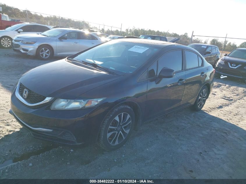 2013 HONDA CIVIC EX - 19XFB2F88DE074244