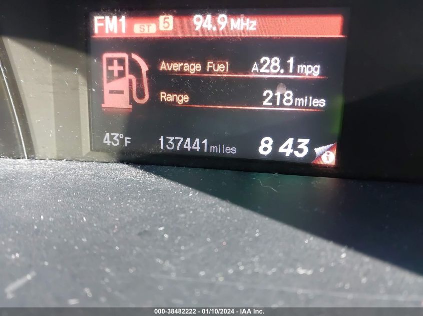 2013 HONDA CIVIC EX - 19XFB2F88DE074244