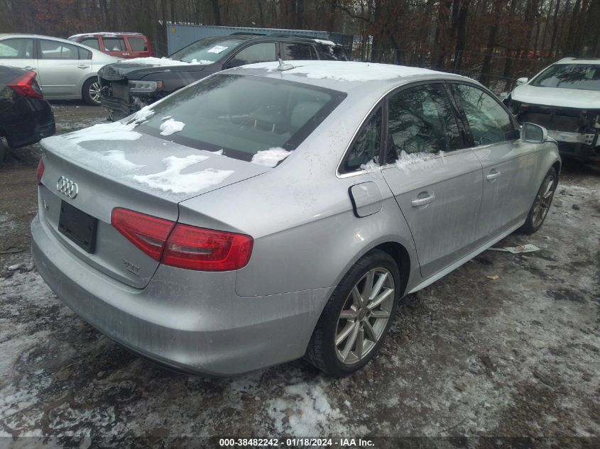 2014 AUDI A4 PREMIUM PLUS - WAUFFAFL9EN026491