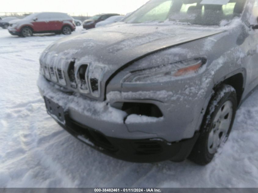 2016 JEEP CHEROKEE SPORT - 1C4PJMAB5GW356387