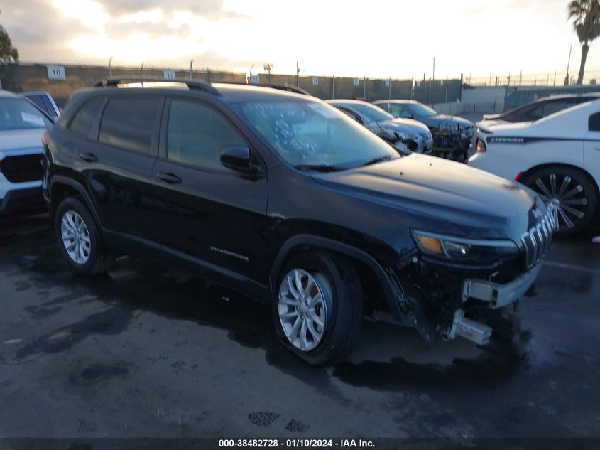 VIN 1C4PJMMN3ND536322 2022 JEEP CHEROKEE LATITUDE LUX