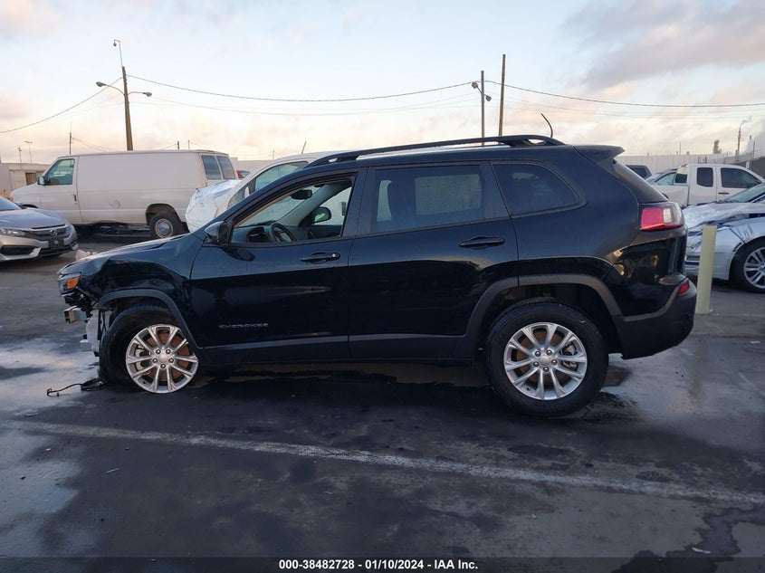 VIN 1C4PJMMN3ND536322 2022 JEEP CHEROKEE LATITUDE LUX