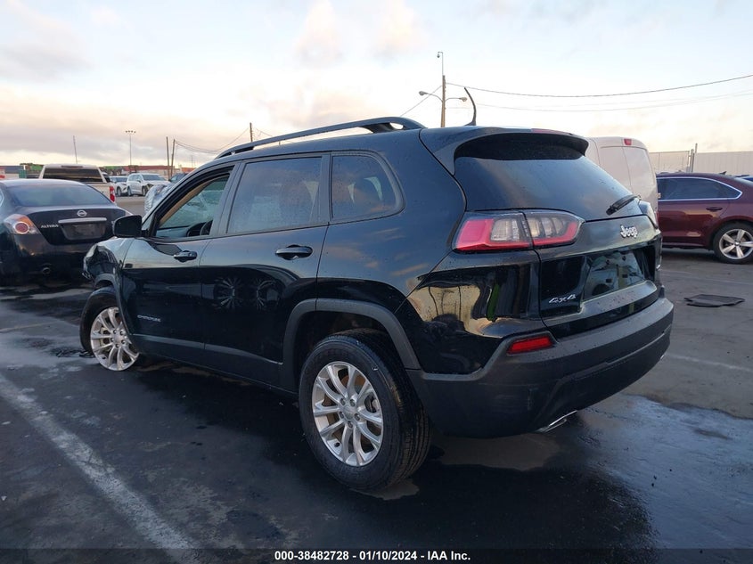 VIN 1C4PJMMN3ND536322 2022 JEEP CHEROKEE LATITUDE LUX