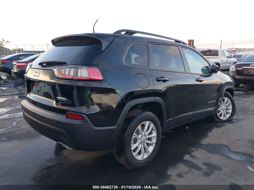 VIN 1C4PJMMN3ND536322 2022 JEEP CHEROKEE LATITUDE LUX