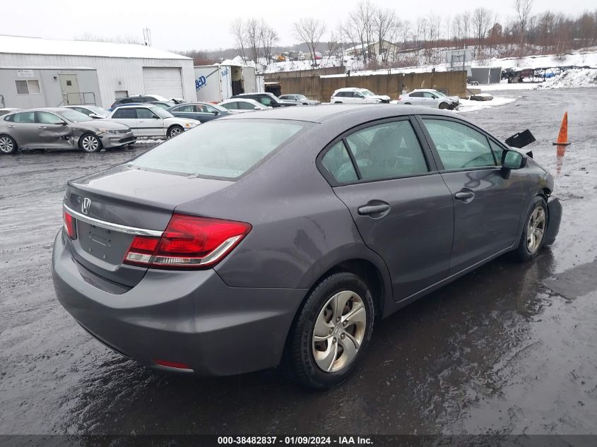 2014 HONDA CIVIC LX - 19XFB2F51EE259310