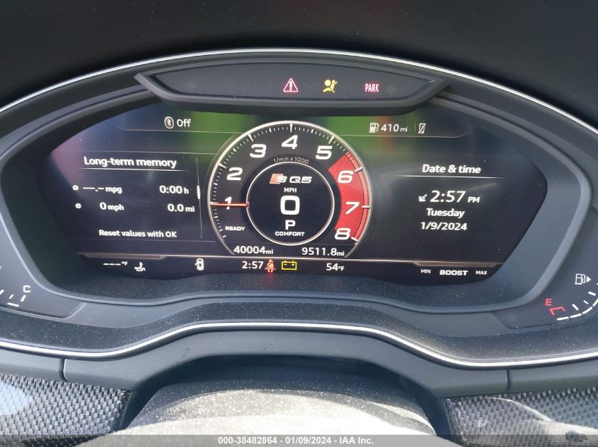 2020 AUDI SQ5 PREMIUM PLUS TFSI QUATTRO TIPTRONIC - WA1B4AFY8L2104447