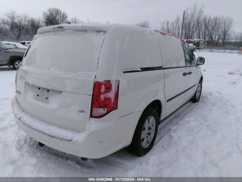 2013 RAM CARGO TRADESMAN 2C4JRGAG3DR633280